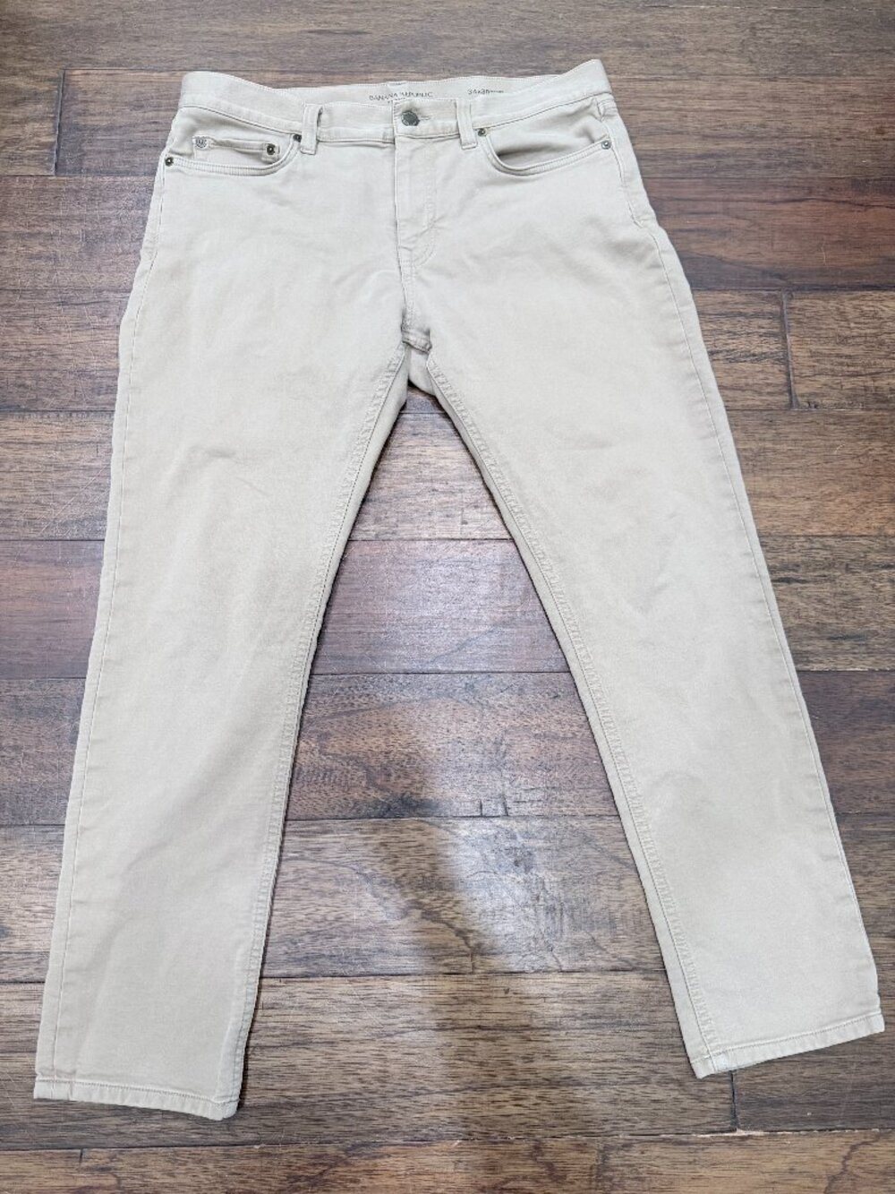 Banana Republic Traveler Skinny Khaki Pants Men’s 34x30 Stretch Cotton
